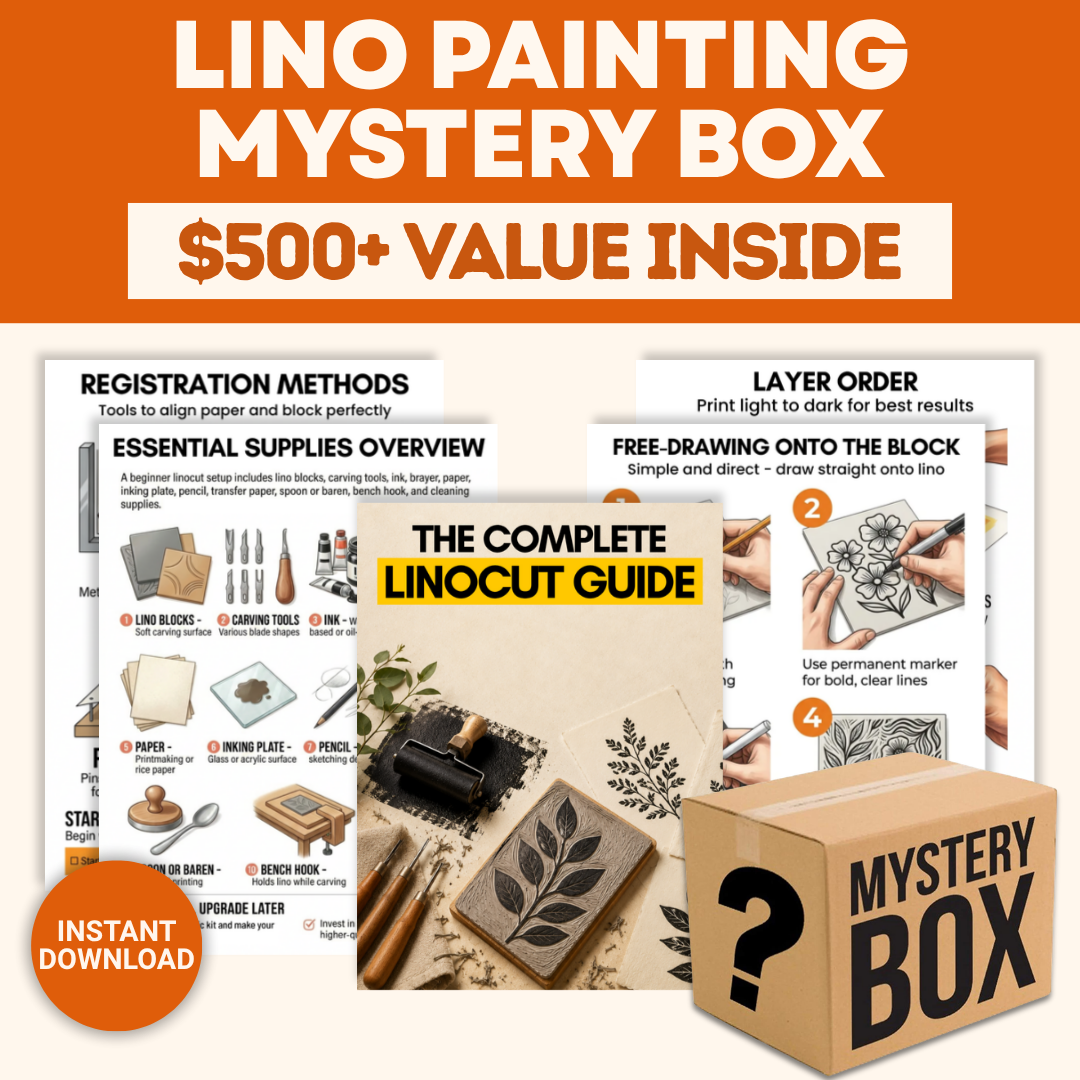 Lino Painting Mystery Box