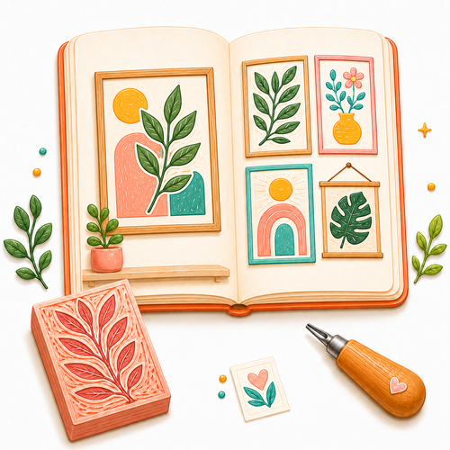 Lino Wall Art Project Notes